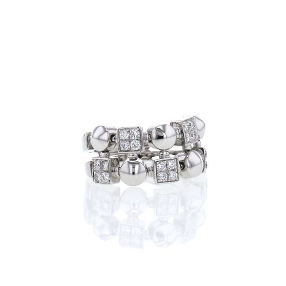 Bulgari Lucéa ring in white gold and diamonds - Picture 2 of 3